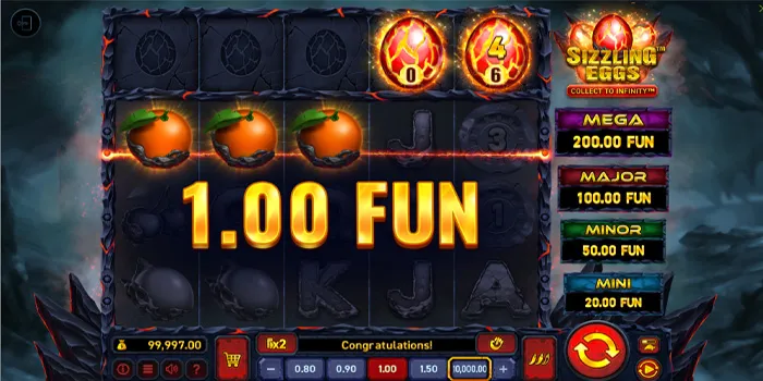 Fitur Bonus & Simbol Slot Sizzling Eggs