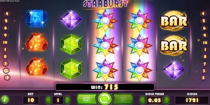 Fitur Bonus Slot Starburst